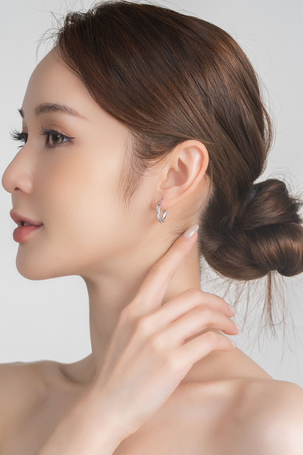 CELESTIAL TWIST HOOP EARRINGS