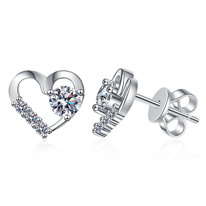 ETERNAL HEART STUD EARRINGS