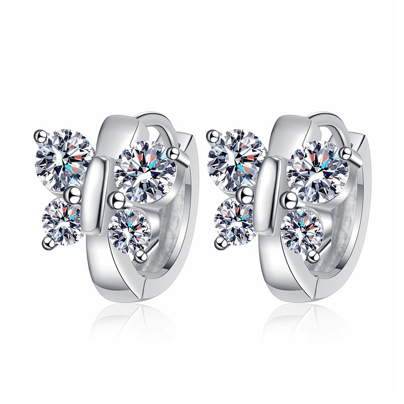FLUTTER BRILLIANCE HOOP EARRINGS