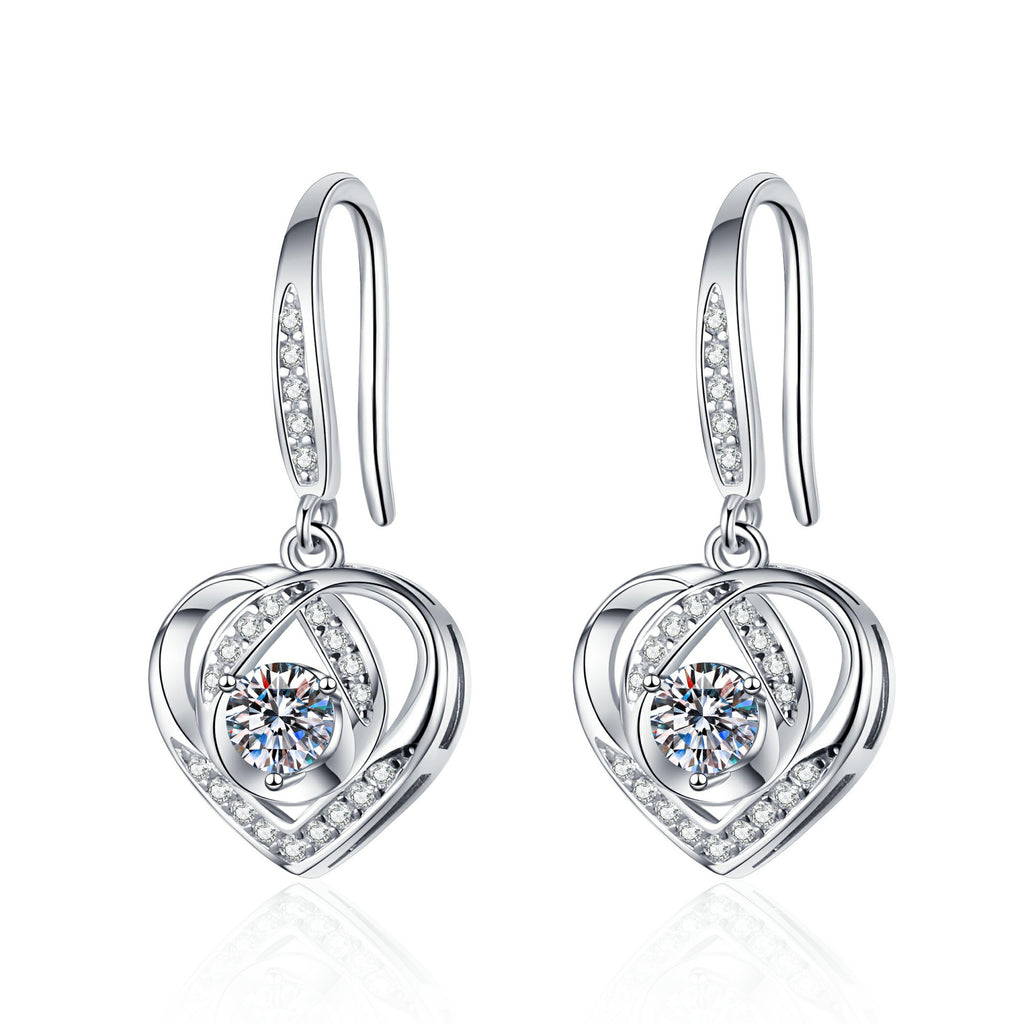 ENCHANTED HEART DROP EARRINGS