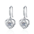 ENCHANTED HEART DROP EARRINGS