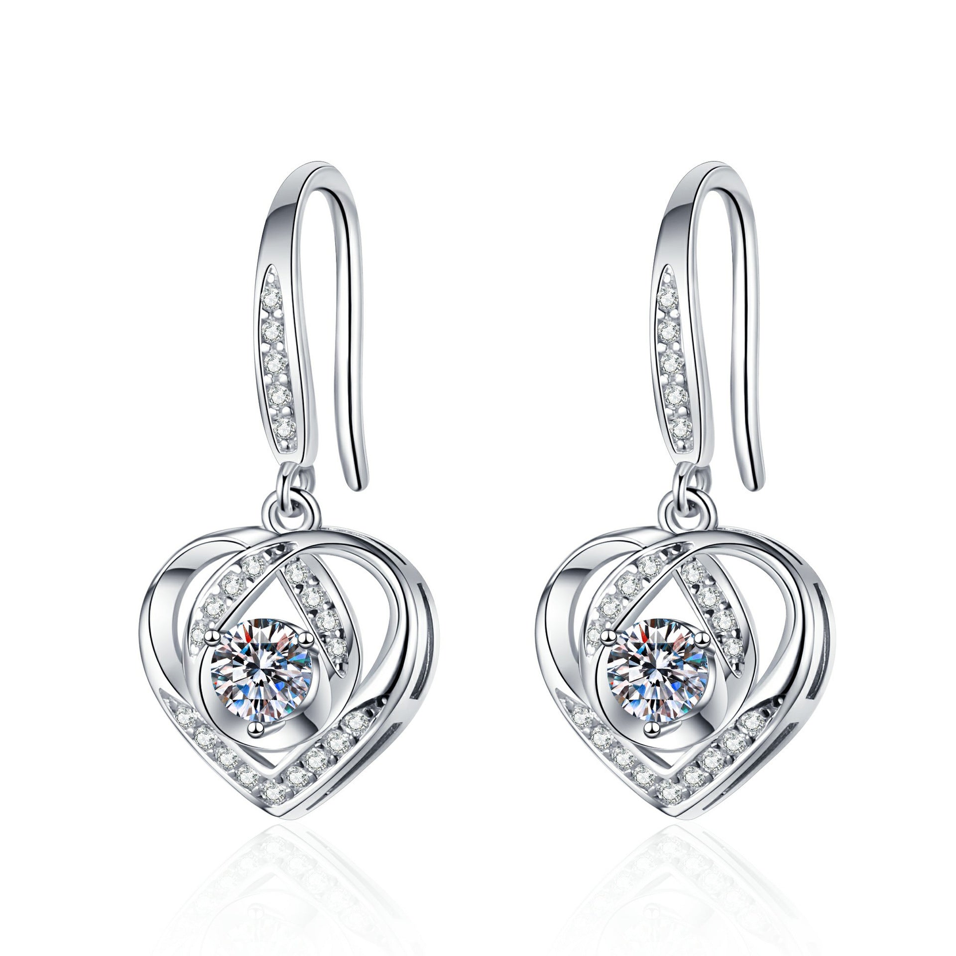 ENCHANTED HEART DROP EARRINGS