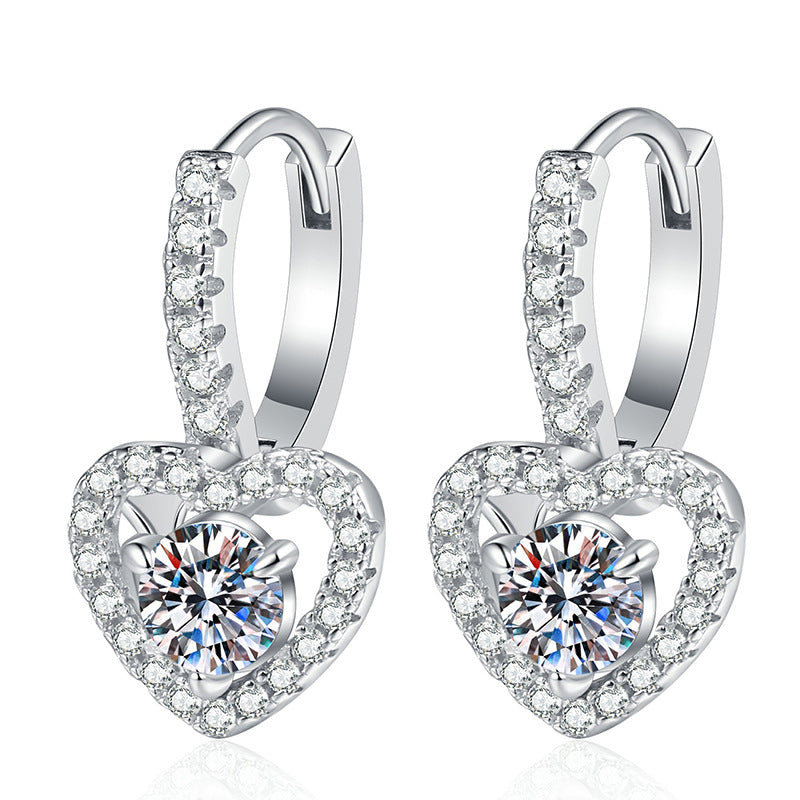 ETERNAL SPARK HEART EARRINGS