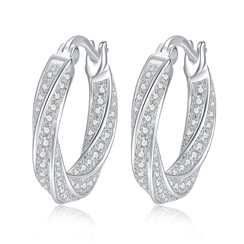 CELESTIAL TWIST HOOP EARRINGS