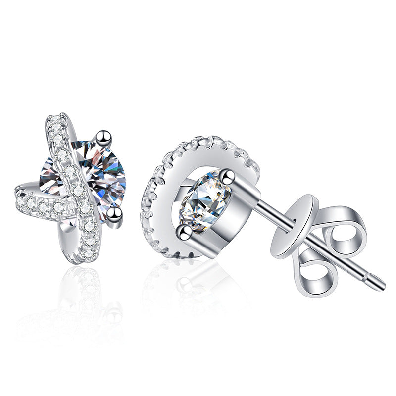 CELESTIAL VEIL STUD EARRINGS